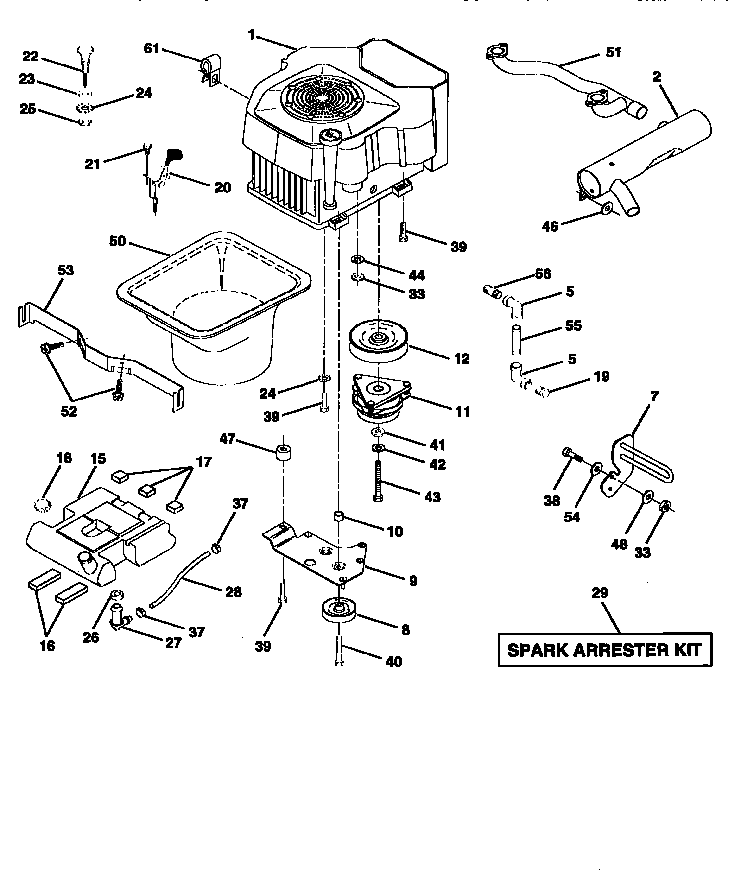 Craftsman 917250482 engine diagram