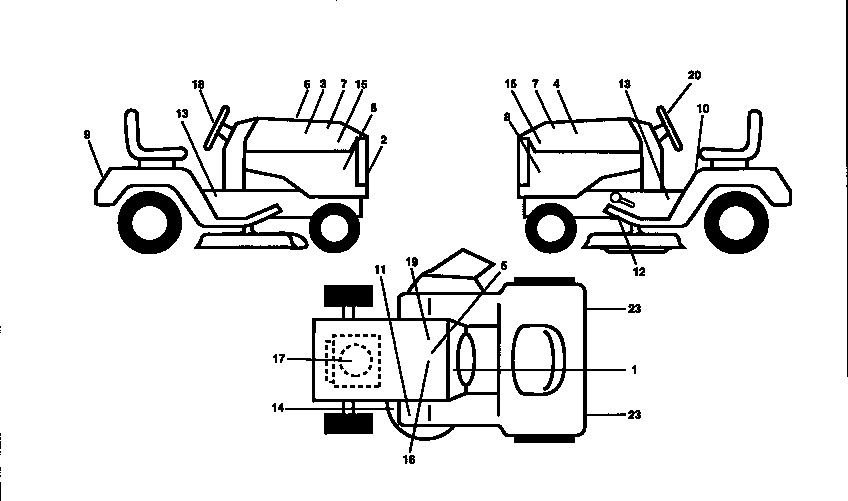 Craftsman 917250482 decals diagram