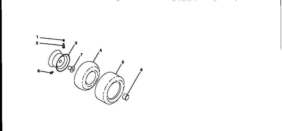 Craftsman 917250482 wheels and tires diagram