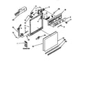 Kenmore 6651674193 frame and console diagram