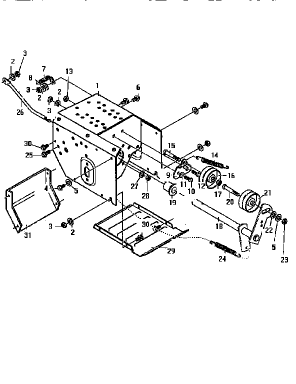 Craftsman 536886380 frame diagram