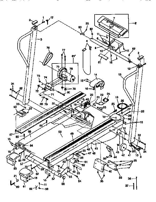 Proform PFTL37551 unit parts diagram