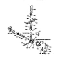 GE GSD1380X66WW motor-pump mechanism diagram