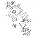 GE JGBP34WEV2WH burner assembly diagram