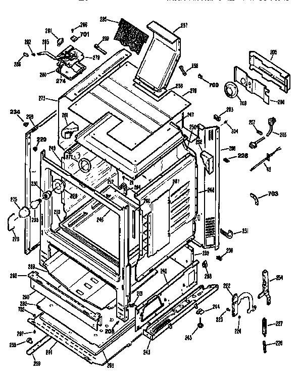 Kenmore 3627586591 body diagram