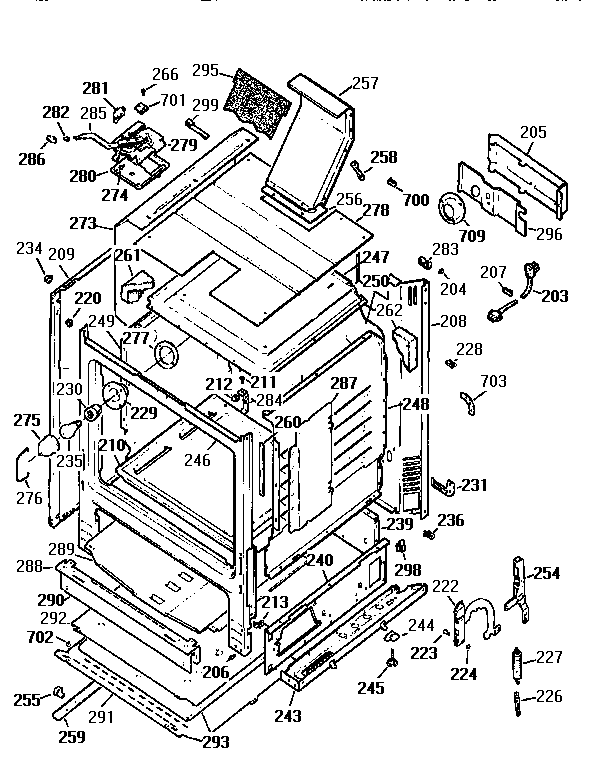 Kenmore 3627326192 body diagram