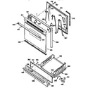 Kenmore 3627115192 door & drawer diagram
