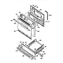 Kenmore 3627175892 door and drawer diagram