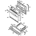 Kenmore 3627275192 door & drawer diagram