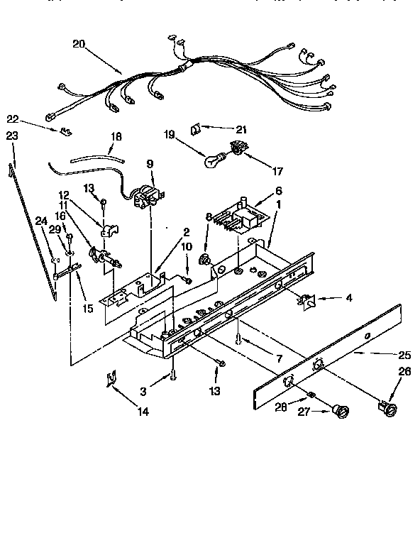 Kenmore 1069555414 control diagram