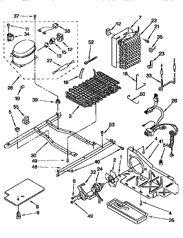 Kenmore 1069550281 unit diagram