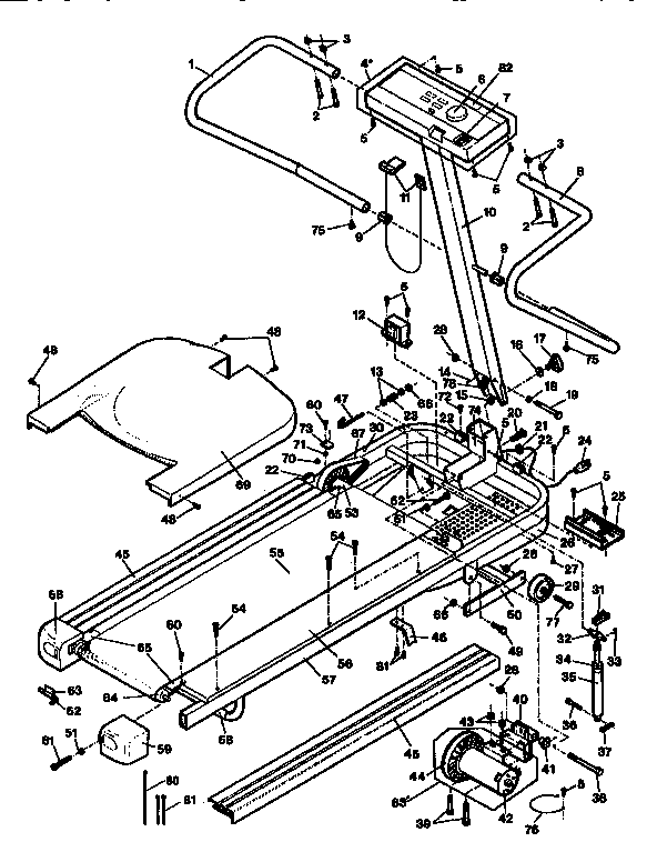 Proform PF920034 unit parts diagram