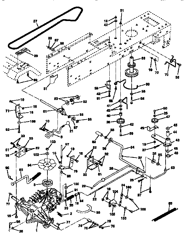 Craftsman 917256530 drive diagram