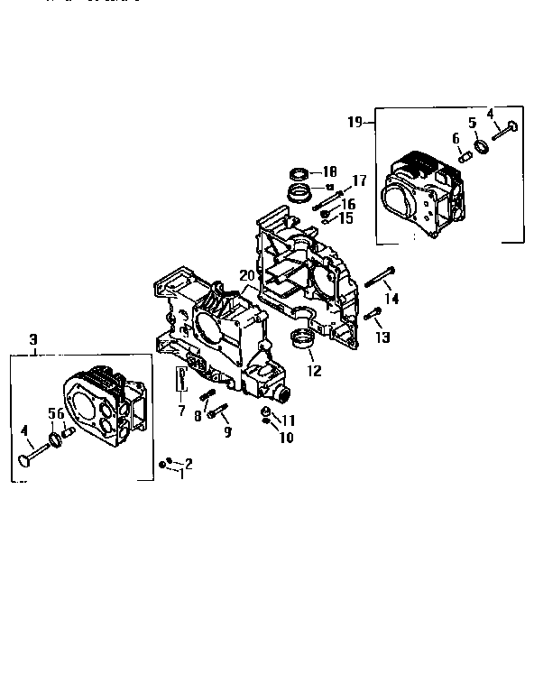 Craftsman 917250262 crankcase div71/501 diagram