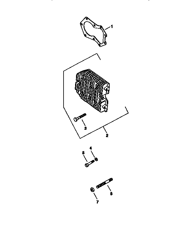 Craftsman 917250262 cylinder head div71/501 diagram