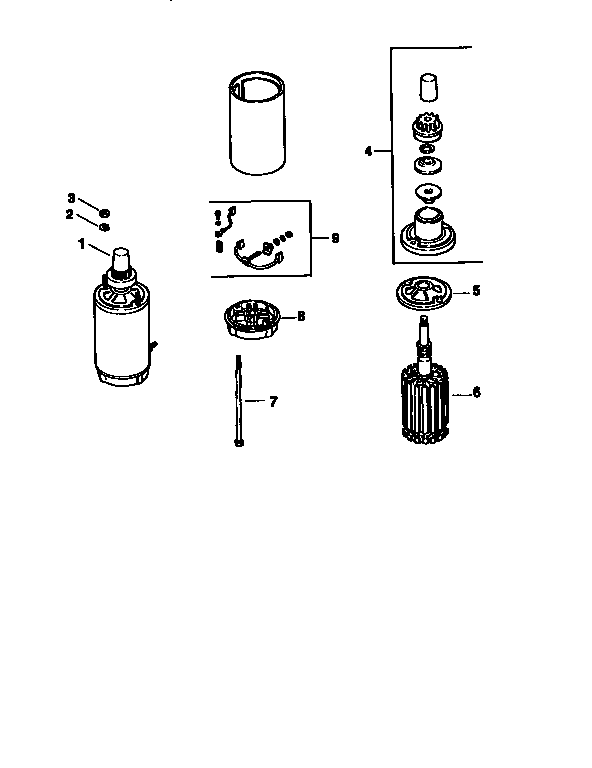 Craftsman 917250262 electric starter div71/501 diagram