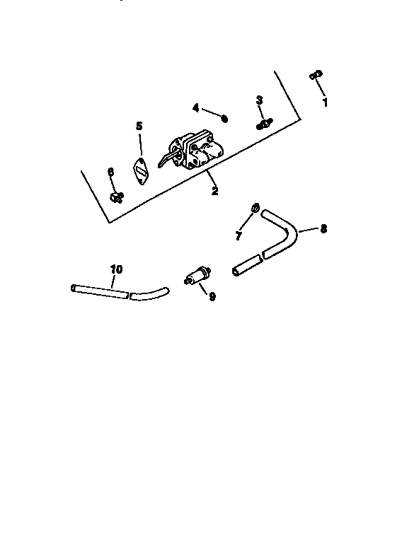 Craftsman 917250262 fuel pump div71/501 diagram
