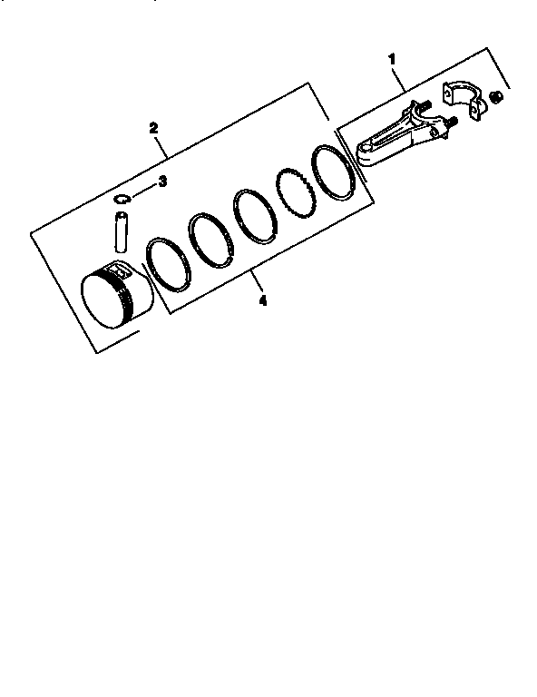 Craftsman 917250262 piston and rod div71/501 diagram