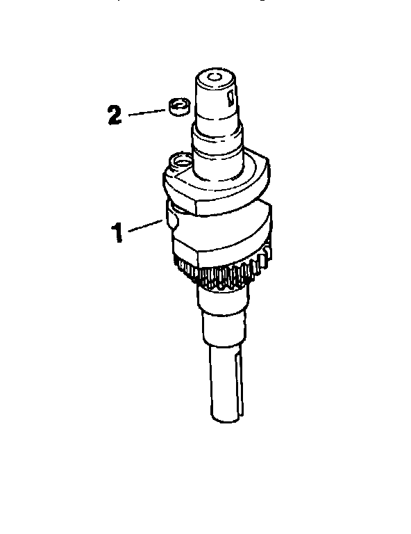 Craftsman 917256541 crankshaft (div. 701/501) diagram