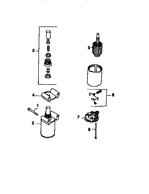 Craftsman 917256541 starting system (div.71/501) diagram