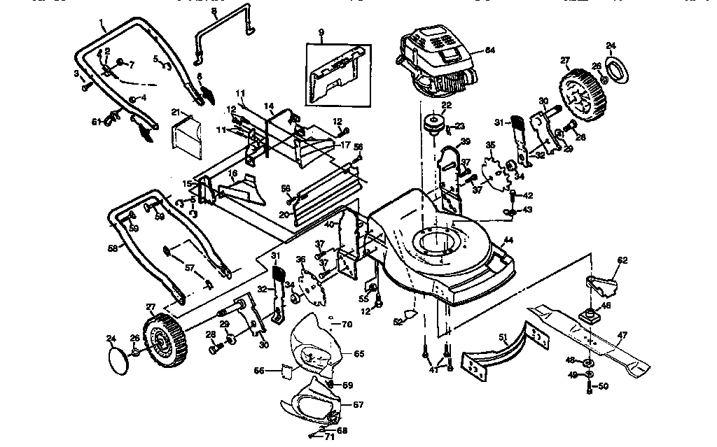 Craftsman 917372854 main frame diagram