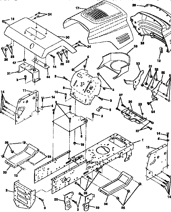 Craftsman 917256560 chassis and enclosures diagram