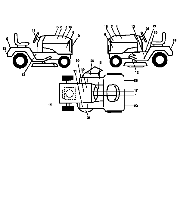 Craftsman 917251520 decals diagram
