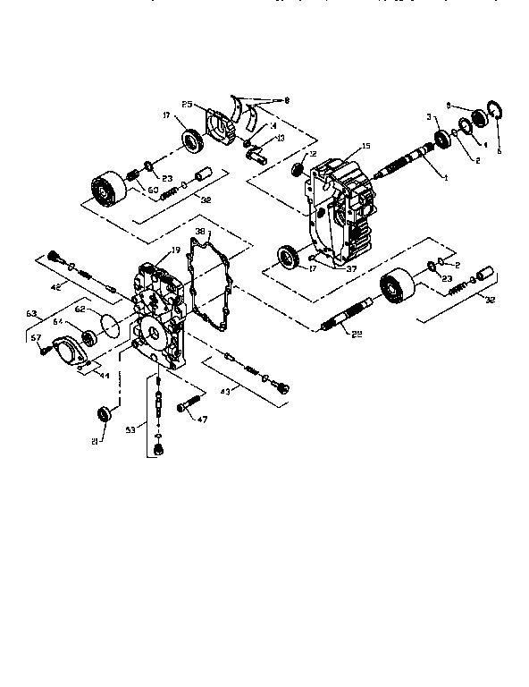 Craftsman 917251520 hydro gear pump diagram