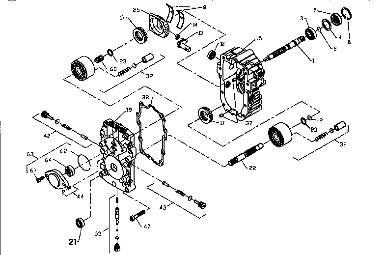 Craftsman 917251490 hydro gear pump - bu-10l-118 diagram