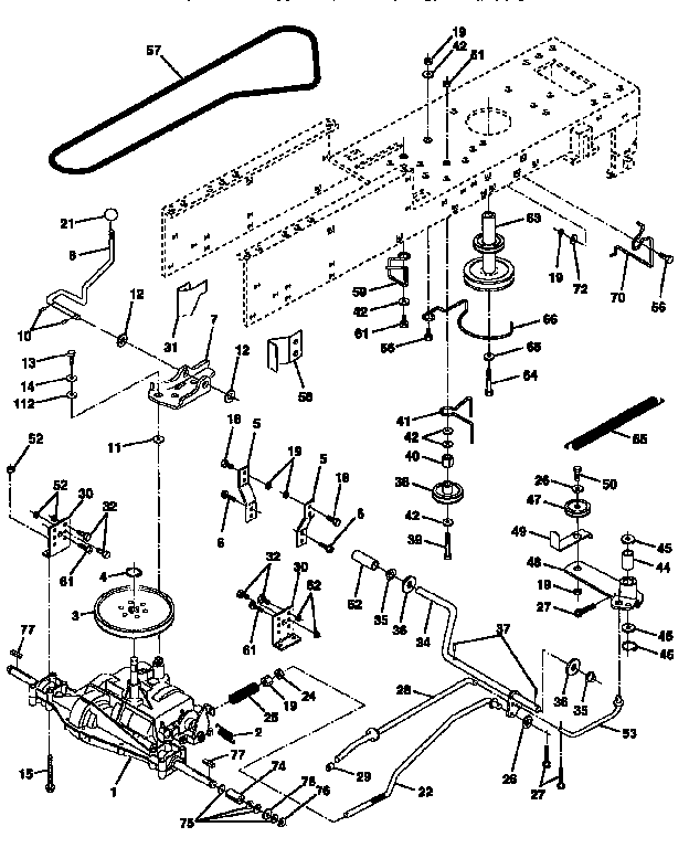 Craftsman 917252503 drive diagram