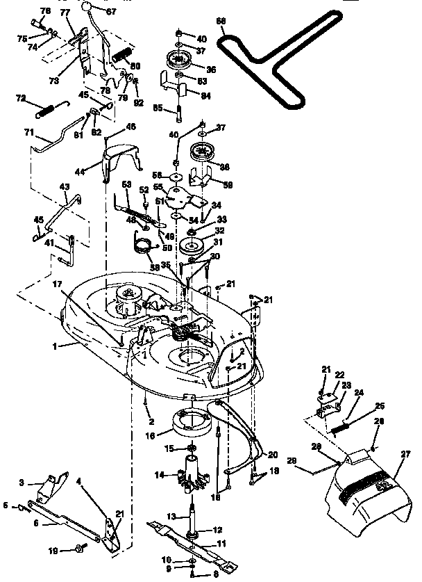 Craftsman 917252503 mower diagram