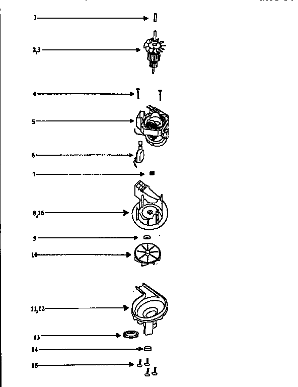 Eureka 9410ET field assembly diagram