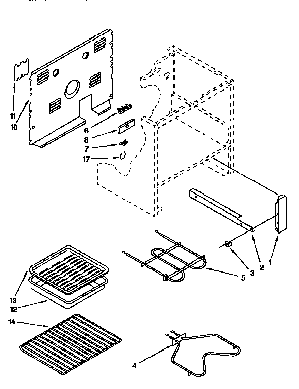 Whirlpool RF330PXDN0 unit diagram