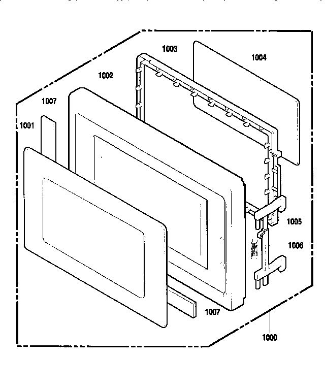 Kenmore 7218954690 door diagram