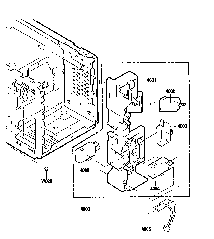 Kenmore 7218954690 latch board diagram