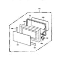 Kenmore 72189652590 door diagram