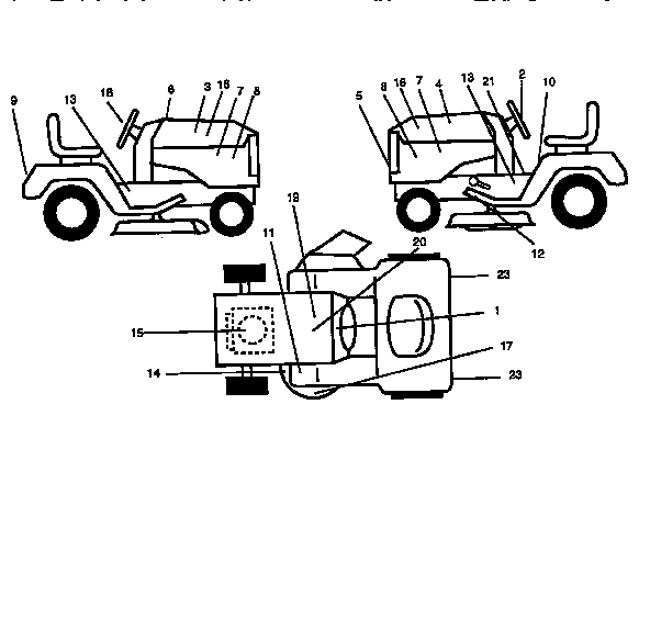 Craftsman 917256600 decals diagram
