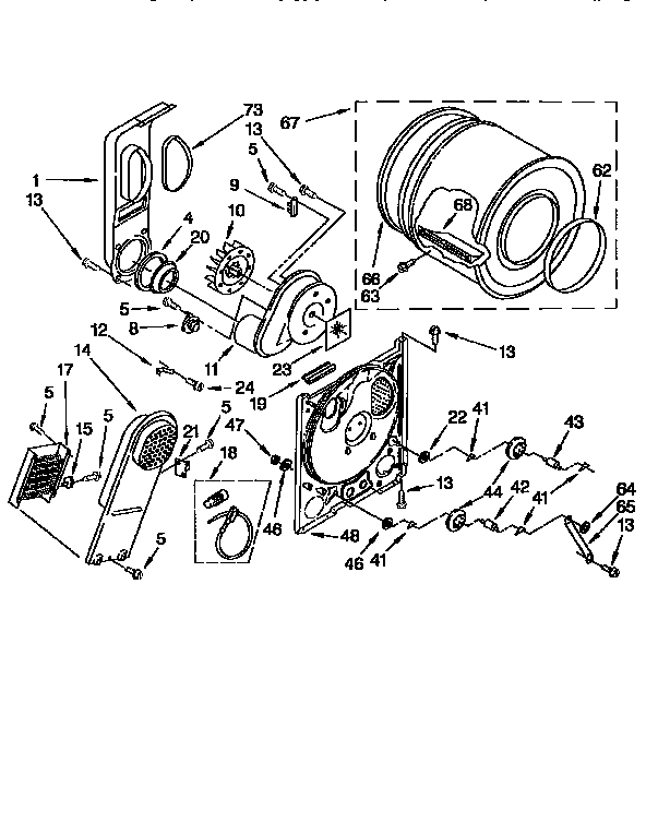 Kenmore 11096530110 bulkhead diagram