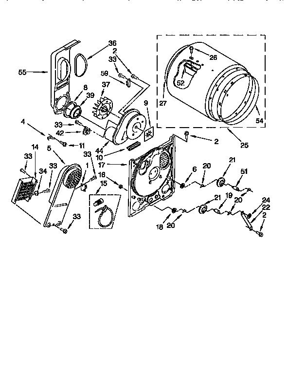 Kenmore 11096565220 bulkhead diagram