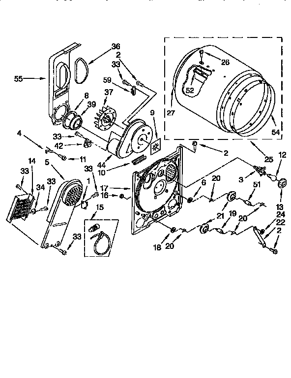 Kenmore 11096566410 bulkhead diagram