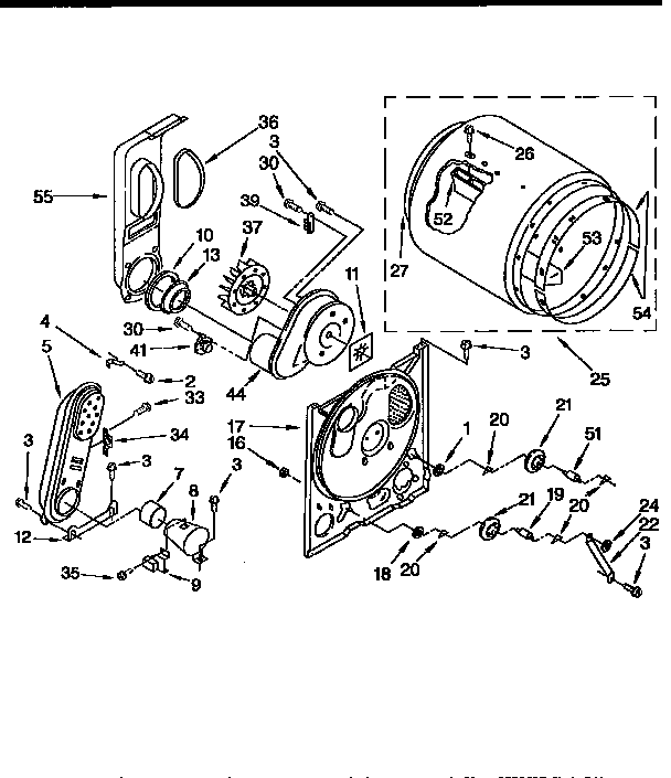 Kenmore 11097580010 bulkhead diagram