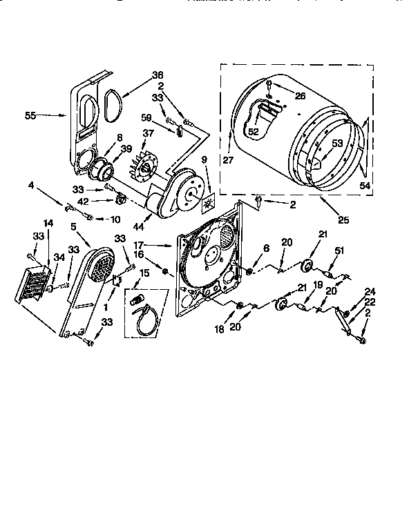 Kenmore 11096561230 bulkhead diagram