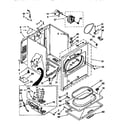 Kenmore 11097561430 cabinet diagram