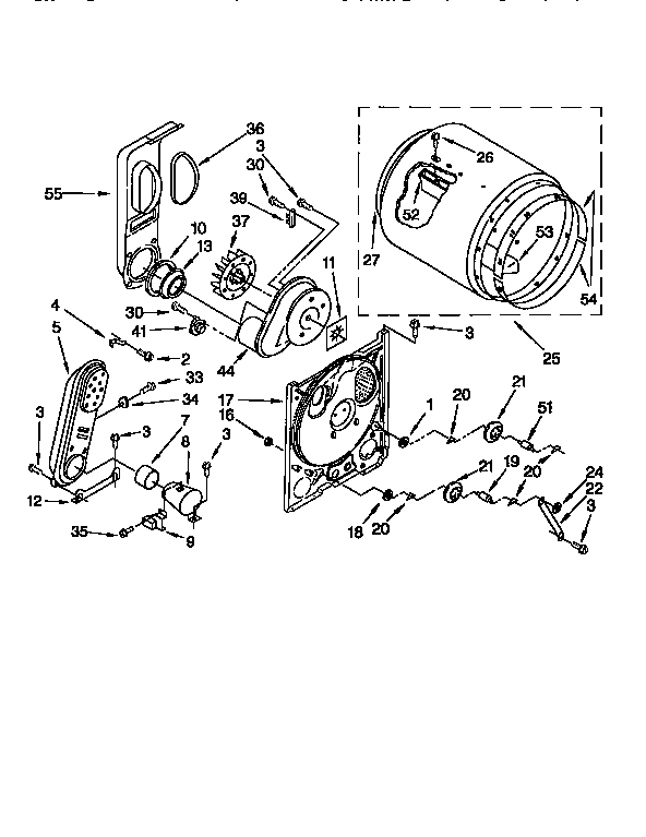 Kenmore 11097561430 bulkhead diagram