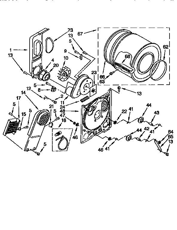 Kenmore 11096529130 bulkhead diagram