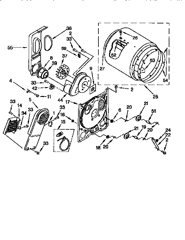 Kenmore 11096573230 bulkhead diagram