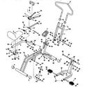 Weslo DRCR96054 unit parts diagram