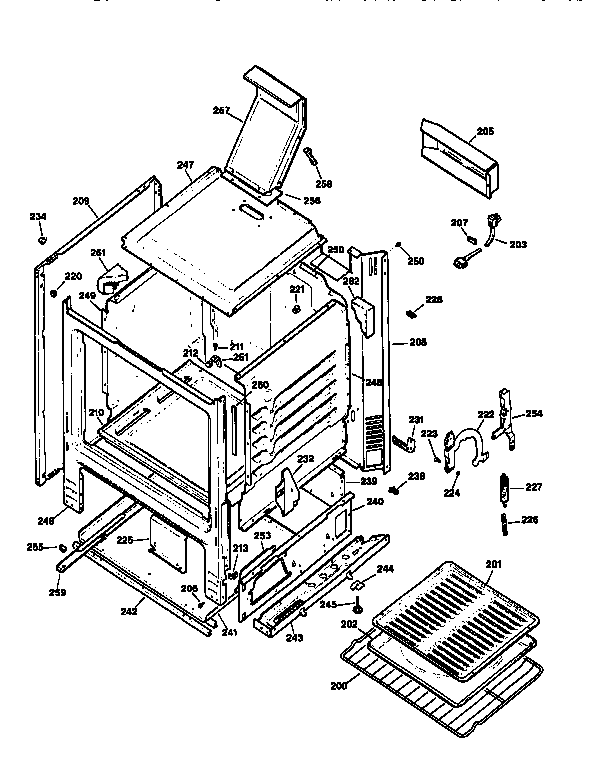 Kenmore 3627516890 cabinet diagram