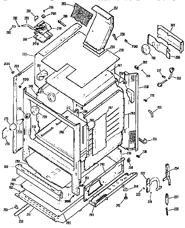 Kenmore 3627345191 cabinet diagram