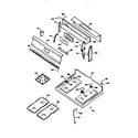 Kenmore 3627586590 main top section diagram